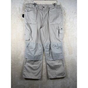 BLAKLADER Workwear Cargo Pants Beige Utility Double Knee Multi-Pockets Men 42X30